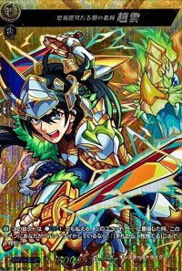 〔状態B〕忠勇無双たる蜀の名将趙雲【MSR】{D-TB06/MSR62}《モンスターストライク》