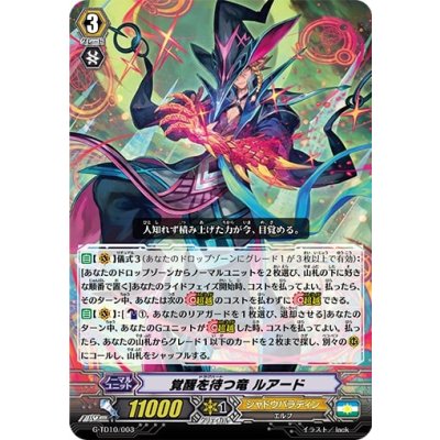 〔状態A-〕「RRR仕様」覚醒を待つ竜ルアード【TD】{G-TD10/003}《シャドウパラディン》