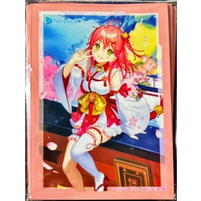 〔状態A-〕スリーブ『桜舞う場所でさくらみこ』70枚入り【-】{-}《サプライ》