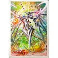 〔状態A-〕スリーブ『創世竜エクセリクス・メサイア』53枚入り【-】{-}《サプライ》