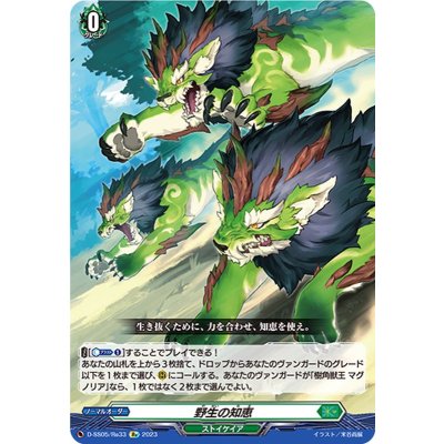 野生の知恵【Re】{D-SS05/Re33}《ストイケイア》