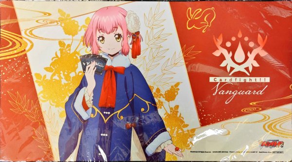 画像1: プレイマット『羽根山ウララ(謹賀新春)』【-】{-}《サプライ》 (1)