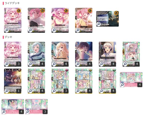 画像2: BanGDream!(Pastel＊Palettes)【ver1.0】{-}《デッキ販売》 (2)