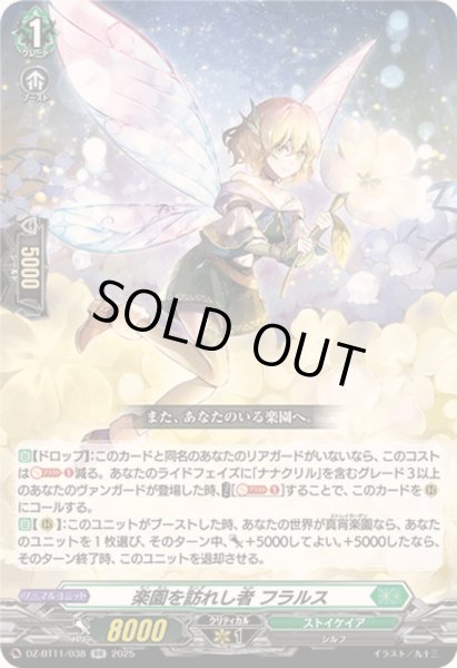 画像1: 〔状態B〕楽園を訪れし者フラルス【RR】{DZ-BT11/038}《ストイケイア》 (1)