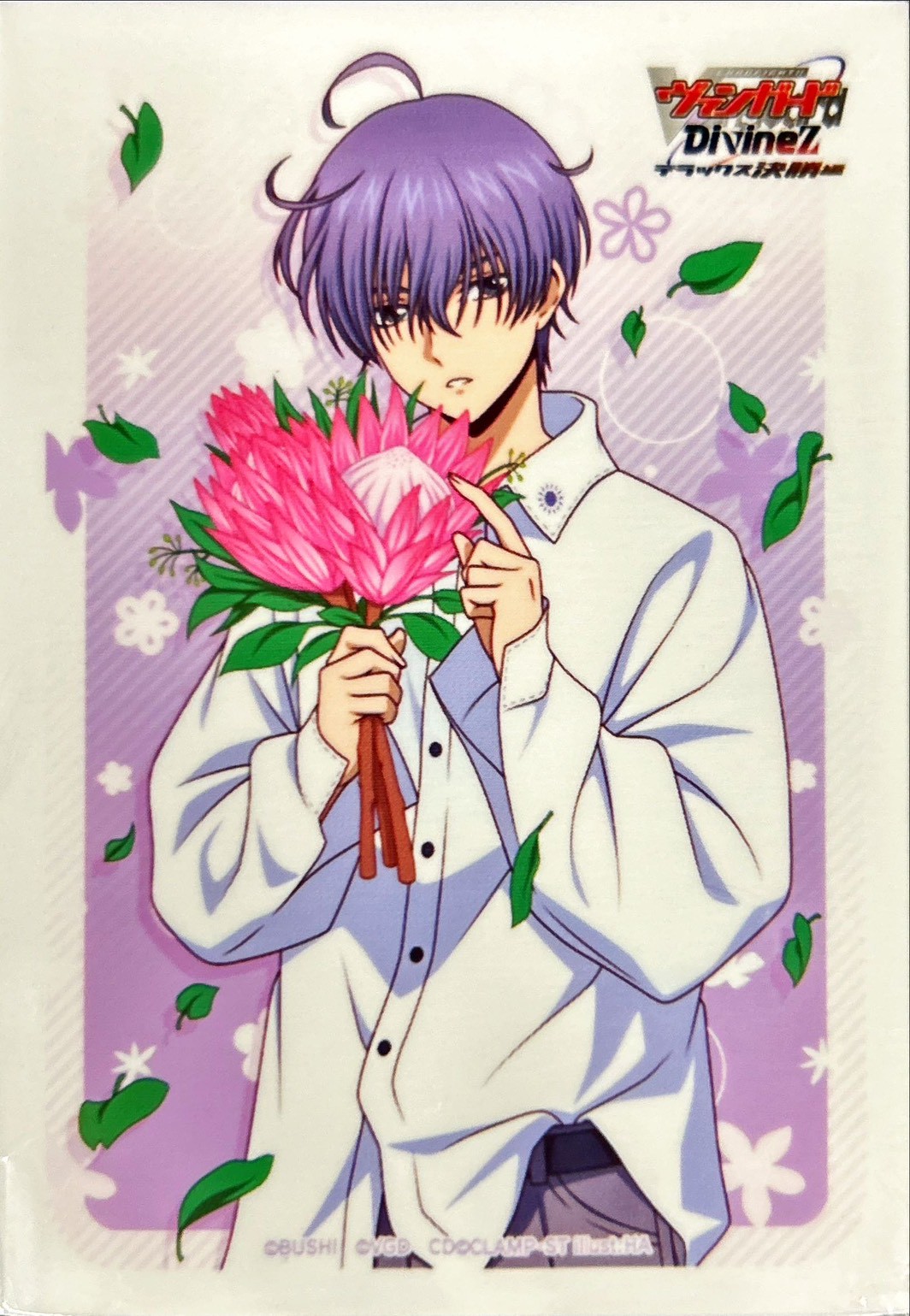 ヴァンガード　東京WGPプレイマット　スリーブ　廻間ミチル スリーブ『廻間ミチル(花束)』53枚入り【-】{-}《サプライ》